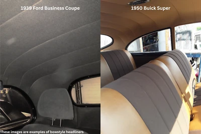 1978-80 Chevrolet Monte Carlo Bow Style Auto Headliner - Image 1 of 4