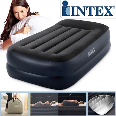 Intex Luftbett Dura-Beam Plus Pillow Rest Raised Twin 191x99x42 cm 64122 - Bild 1 von 4