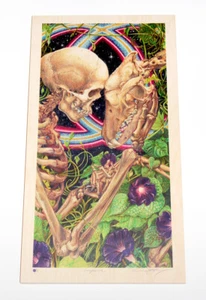 AJ Masthay COMPANION SIGNED WOOD ART Grateful Dead Avalon Ballroom SB Dunk x/8 - Picture 1 of 6