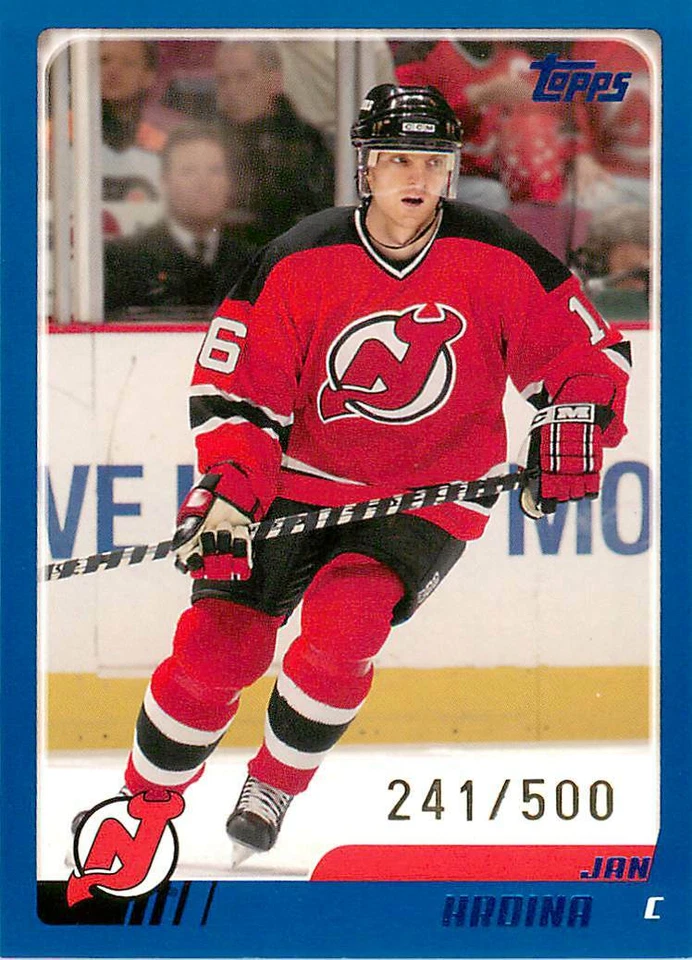 JAN HRDINA 2003-04 Topps BLUE PARALLEL /500 Devils #TT49 - Image 1 of 2