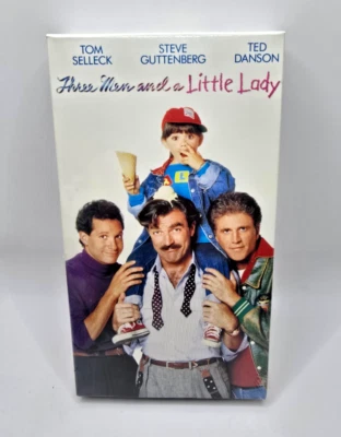 Three Men and a Little Lady [VHS Movie] Tom Selleck Ted Danson NEW Sealed Tape Foto 1 de 2