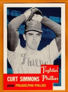 Curt Simmons-Philadelphia Phillies/1953 Topps Archive Reprint Card(1991) - Picture 1 of 2