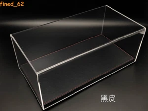Caja de exhibición acrílica modelo coche 1:18 transparente a prueba de polvo cajas de regalo 34 cm - Imagen 1 de 14