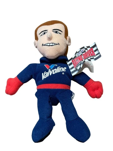Vintage 1999 Mark Martin NASCAR Valvoline beanie plush 10" race car driver NWT Cover