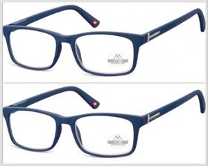 !Sparpreis!  2 Kunststoff Lesebrillen blau +1,0 +1,5 +2,0 +2,5 +3,0 +3,5 Neu - Bild 1 von 3