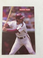 1989 Philadelphia Phillies Team Issue TastyKake Photo Card-Dickie Thon