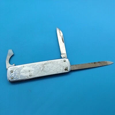 Vintage EKA SCANDIAFELT AB Sweden 3 Blade Gentleman’s Pocket Knife - Rare FLYGT - Image 1 of 4