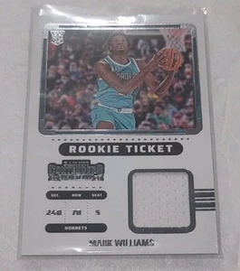 2022-23 Panini Contenders - Biglietto Rookie Swatches Mark Williams #RTS-MWC (MEM) - Foto 1 di 2