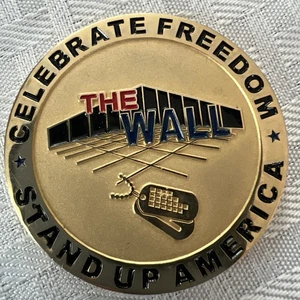 Moneda Desafío Homenaje América The Wall Stand-Up Celebrate Freedom De Colección - Imagen 1 de 24