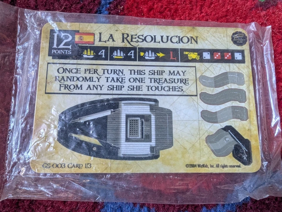 Wizkids Pirates of the Spanish Main - LA RESOLUCION GS-003 (PROMO) Pirates CSG - Image 1 of 2
