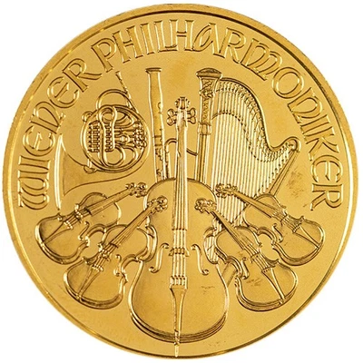 2008 1 oz Austrian Gold Philharmonic Coin - Image 1 of 2