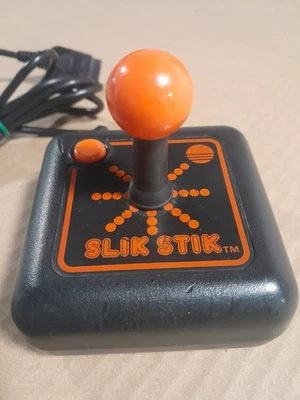 Suncom Slik Stik Joystick Controller - Atari 2600 - Commodore 64 TESTED CLEANED - Image 1 of 4