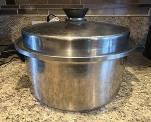 Amway Queen 18/8 Edelstahl 5 Quart Suppentopf mit Deckel 3 lagig Made in USA - Bild 1 von 7
