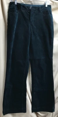 Pantalón Coldwater Creek Dk Teal Pana Bootcut Pantalones Talla 6P Usado Foto 1 de 4