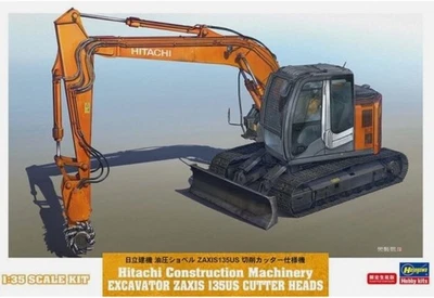 KIT MODELLINO CANTIERE HASEGAWA HITACHI ZAXIS 135US CUTTER HEADS SCALA 1:35 - Immagine 1 di 4
