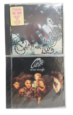 NEW - The Cure - LOT of 2 - LULLABY + NEVER ENOUGH - CD Singles - Robert Smith - Image 1 of 3