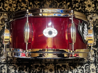 Slingerland 5.5 英寸 x 14 英寸工作室国王小军鼓 - 皇家深红漆 — 第 1/4 张图片