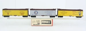 HO Walthers 932-9076 3 Pack 40’ Beer Billboard Reefers Built Excellent - Picture 1 of 7
