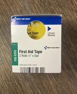 First Aid Only FAE6103 0.5 in. Waterproof Adhesive Tape 5 yards EzRefill System - Picture 1 of 2