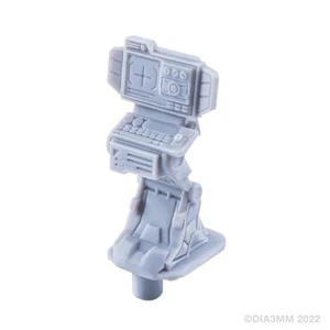 Diaclone Ground Computer Desk 1/60 3D DIY Action Figure Scene Accessories Toy - Picture 1 of 4