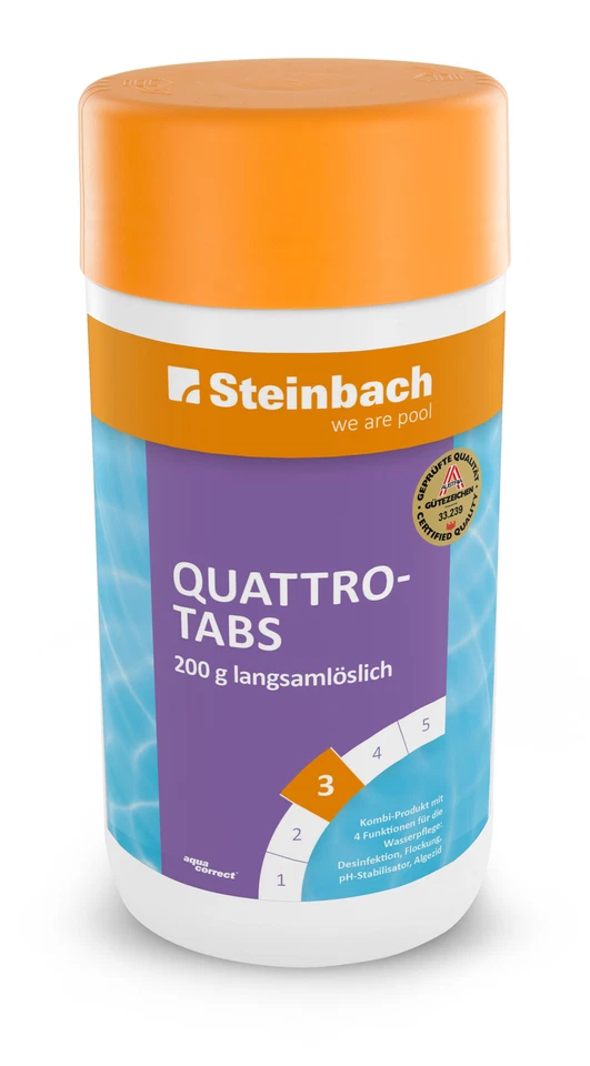 Steinbach Quattrotabs 200g langsamlöslich - Bild 1 von 1