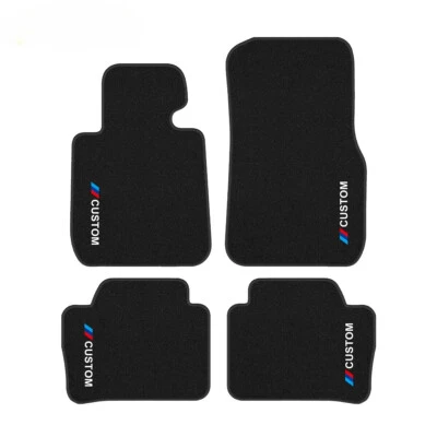 For BMW 3 Series VI F31 2011-2019 black Carpet Velour Car Floor Mats Liners — 第 1/4 张图片