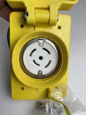 Woodhead Watertite Flip Lid Turnex Female Receptacle 10 A @ 650 Volt 20 A @ 250V - Image 1 of 4