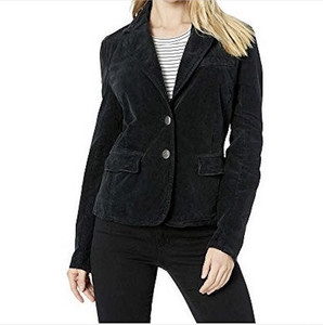Corduroy Black Blazers for Women for 