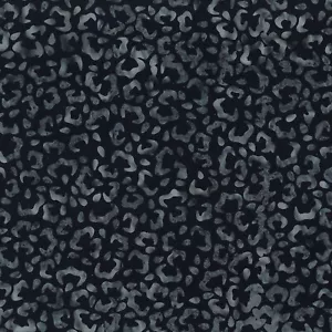 Wilmington Batiks - Starlight - Cheetah - Black/Gray - Picture 1 of 7