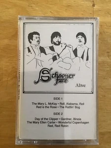 Schooner Fare, Alive 1983 Outer Green Records OGR 8883 Cassette Tape - Picture 1 of 2