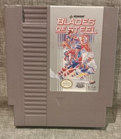 Konami , Blades Of Steel (NES.1985) Authentic Cartridge Tested & Working