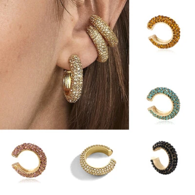 Lady Boho Ohr Ohrmanschette C Crystalline Ohrclip In Form Von Ohrringen Von B - Bild 1 von 4