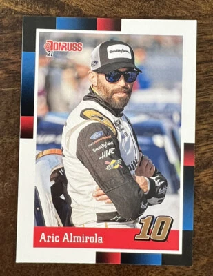 2021 Donruss Racing Retro 1988 #134 Aric Almirola - Image 1 of 2