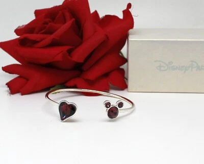 Pulsera Brazalete Corazón Mickey Mouse Disney Swarovski Elements CAT RESCATE Foto 1 de 2