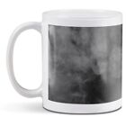 White Ceramic Mug - Bw - Bre Smoke Ink Art #36313