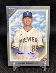Jake Cousins 2022 Topps Gallery Rookies Autographs Milwaukee Brewers Auto #RA-JC - Bild 1 von 2