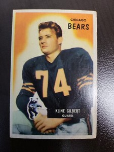 1955 Bowman Kline Gilbert card #49
