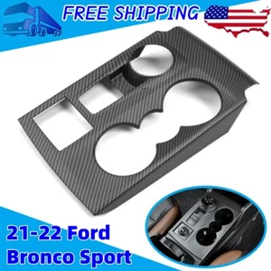 For Ford Bronco Sport 2021-2023 Center Console Gear Shift Cup Holder Panel Trim - Picture 1 of 12