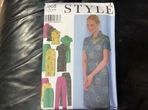 🧵Style Misses Dress, Top Skirt & Pants Sizes 8-18 Uncut Pattern 2868 - Picture 1 of 2