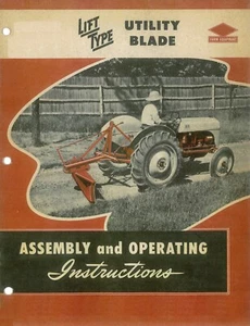 Ford Dearborn 3pt enganche de tractor tipo elevador hoja utilitaria propietarios manual 8n 2n 9n - Imagen 1 de 9