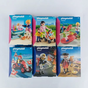 Playmobil 6er Spielsets Wickeltisch Kinderwagen Geräte Kart Feuerwehr Pirat OVP! - Bild 1 von 2