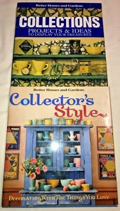 2 BETTER HOMES & GARDEN HOME DECOR BOOKS, COLLECTOR'S STYLE & COLLECTIONS - Imagen 1 de 4