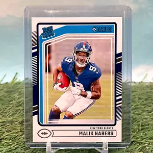 2024 Panini Donruss Malik Nabers #383 Rated Rookie (RC) New York Giants - Picture 1 of 2
