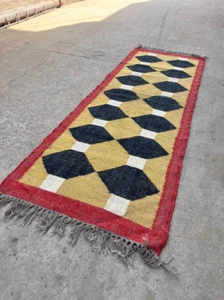 Navajo kilim Rug Vintage Kilim Rug kilim Runner Wool Jute Rug turkish kilim rug - Picture 1 of 12