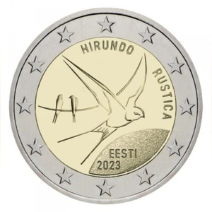 2 Euro 2023 Estonia, Barn Swallow - Picture 1 of 1