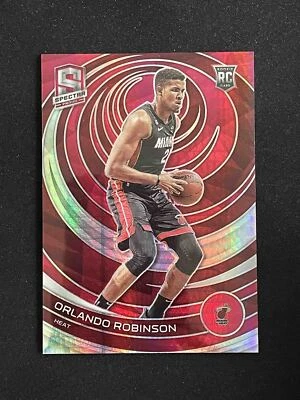 Orlando Robinson 2022-23 Panini Spectra Asia Red Prizm RC Heat #197 - Image 1 of 2