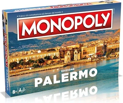 Winning Moves, Monopoly edizione Palermo, gioco da tavolo - Immagine 1 di 3