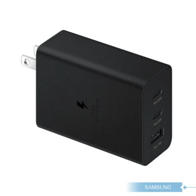 Original Samsung 65W PD Power Adapter Trio - Black (EP-T6530) - Image 1 of 3