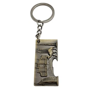 Dubai Keychain Souvenir Travel Tourist Keyring Holiday UAE United Arab Emirates - Picture 1 of 5