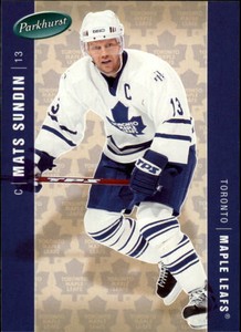 2005-06 Parkhurst Maple Leafs Hockey Card #447 Mats Sundin